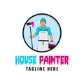 epoxy painter illustration logo