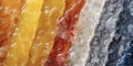 Epoxy resin of different colors close-up Royalty Free Stock Photo