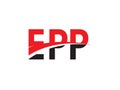EPP Letter Initial Logo Design Vector Illustration Royalty Free Stock Photo