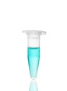 Eppendorf test tube - lab glassware Royalty Free Stock Photo