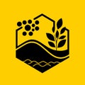 Flat Design Plant Conservation and Eco Awareness Icon Royalty Free Stock Photo