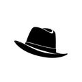 Fashion Hat Icon Monochrome Graphic Design Royalty Free Stock Photo