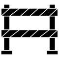 Barrier vector icon Which Can Easily Modify Or Edit Royalty Free Stock Photo