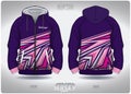 EPS jersey sports shirt vector.purple pink street art pattern design, illustration, textile background for sports long sleeve