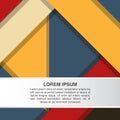 Vector abstract paper square shapes background