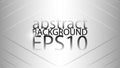EPS10 monochrome abstract vector background. 3d Graphic effect based on shadows and lights.