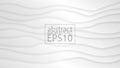 EPS10 monochrome abstract vector background. Graphic effect based on curving lines and shadows. Royalty Free Stock Photo