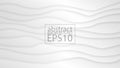 EPS10 monochrome abstract vector background. Graphic effect based on curving lines and shadows.