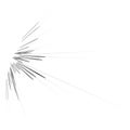 Radial lines in perspective. Comic FX dynamic lines. Firework, 3D vanishing lines