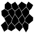 Tessellation, Random, Irregular Mosaic tiles, Stones, Stonework Pattern, Background