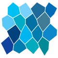 Tessellation, Random, Irregular Mosaic tiles, Stones, Stonework Pattern, Background