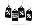 hang tags with text for BLACK FRIDAY