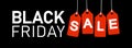 hang tags with text for BLACK FRIDAY SALE