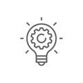 eps10 Vector illustration of an innovation line art icon.