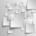 Eps10 vector overlapping squares Royalty Free Stock Photo
