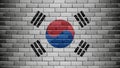EPS10 Vector Patriotic background with SouthKorea flag colors