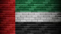 EPS10 Vector Patriotic background with UAE flag colors.