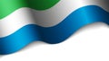 EPS10 Vector Patriotic heart with flag of SierraLeone Royalty Free Stock Photo