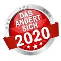 Button with Banner that changes in 2020 (in german