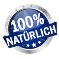 Button with Banner 100% natÃÆÃÂ¼rlich (in german