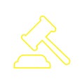 eps10 yellow vector auction line icon