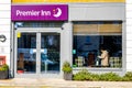 Entrance Of Modern Premier Inn Hotel Royalty Free Stock Photo