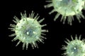 Epstein-Barr virus illustration Royalty Free Stock Photo