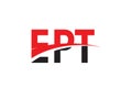 EPT Letter Initial Logo Design Vector Illustration Royalty Free Stock Photo
