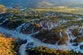 Epupa Falls on the Kunene River in Namibia Royalty Free Stock Photo