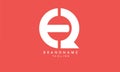 EQ, QE, E and Q Royalty Free Stock Photo