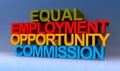 Equal employment opportunity commission on blue