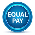 Equal Pay Eyeball Blue Round Button Royalty Free Stock Photo