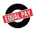 Equal Pay rubber stamp Royalty Free Stock Photo