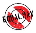 Equal Pay rubber stamp Royalty Free Stock Photo