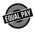 Equal Pay rubber stamp Royalty Free Stock Photo