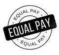 Equal Pay rubber stamp Royalty Free Stock Photo