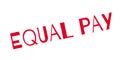 Equal Pay rubber stamp Royalty Free Stock Photo
