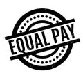 Equal Pay rubber stamp Royalty Free Stock Photo