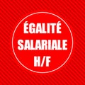 Equal pay symbol for men and women in France