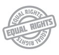 Equal Rights rubber stamp Royalty Free Stock Photo