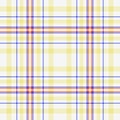 Equal texture plaid seamless, checked fabric textile tartan. Pixel pattern check vector background in light and white colors