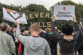 Equality California signs and Resist Hate