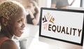 Equality Fairness Fundamental Rights Racist Discrimination Concept Royalty Free Stock Photo