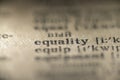 Equality word dictionary