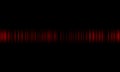 Colorful sound waves vector design.digital equalizer audio sound waves on black background, stereo sound effect signal. Royalty Free Stock Photo