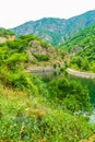 Daily equalizer of hydroelectric power station Rhodope mountain Bulgaria