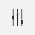 Equalizer icon, music, volume, frequency