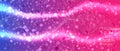 Equalizer Music Vector Background. Purple Blue Pink Background. Digital Futuristic Slide. Fractal Flow Data Matrix Falling Binary