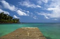 Equator Beach Royalty Free Stock Photo