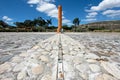 Equator Line monument, marks the point through which the equator passes, Cayambe, Ecuador